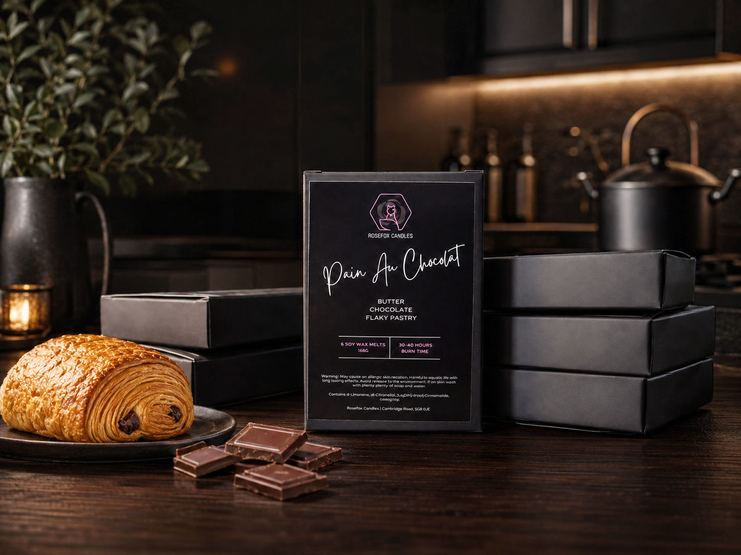 Pain Au Chocolat Scented Soy Wax Melts