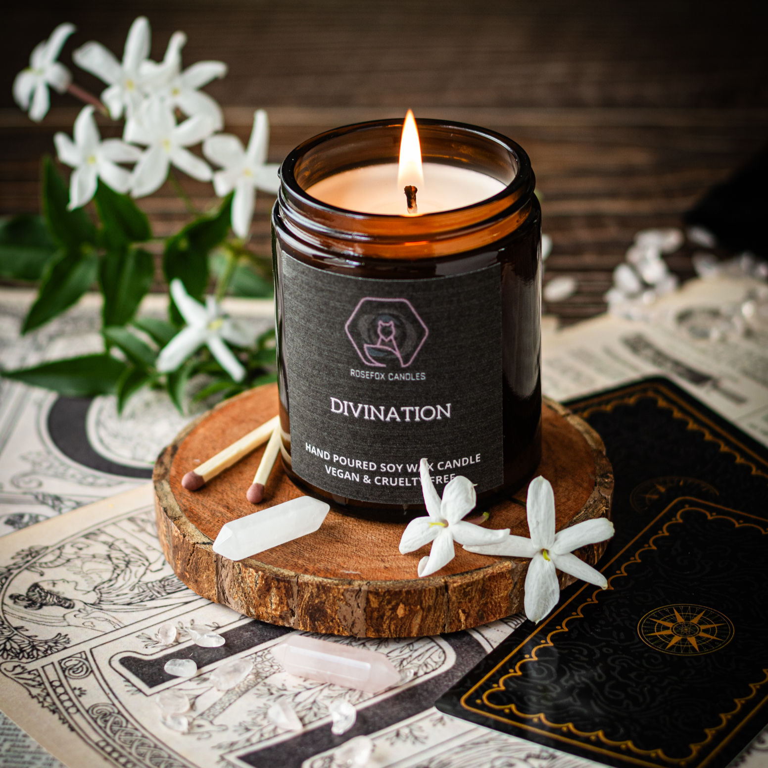 Pink Pepper, Orange Blossom and Jasmine Scented Soy Jar Candle