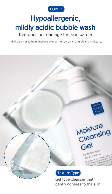 Dr. Esthe Moisture Cleansing Gel 200ml | Kate Snow Aesthetics