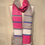 Thumbnail: Taupe & Bubblegum Pink with Blue Stripe Manali Shawl