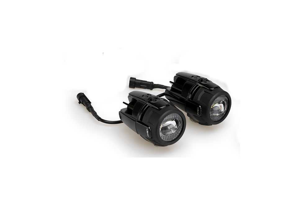 Thumbnail: KIT AUXILIARY LIGHTS BEAM HOMO. + CLAMPS C/BLACK