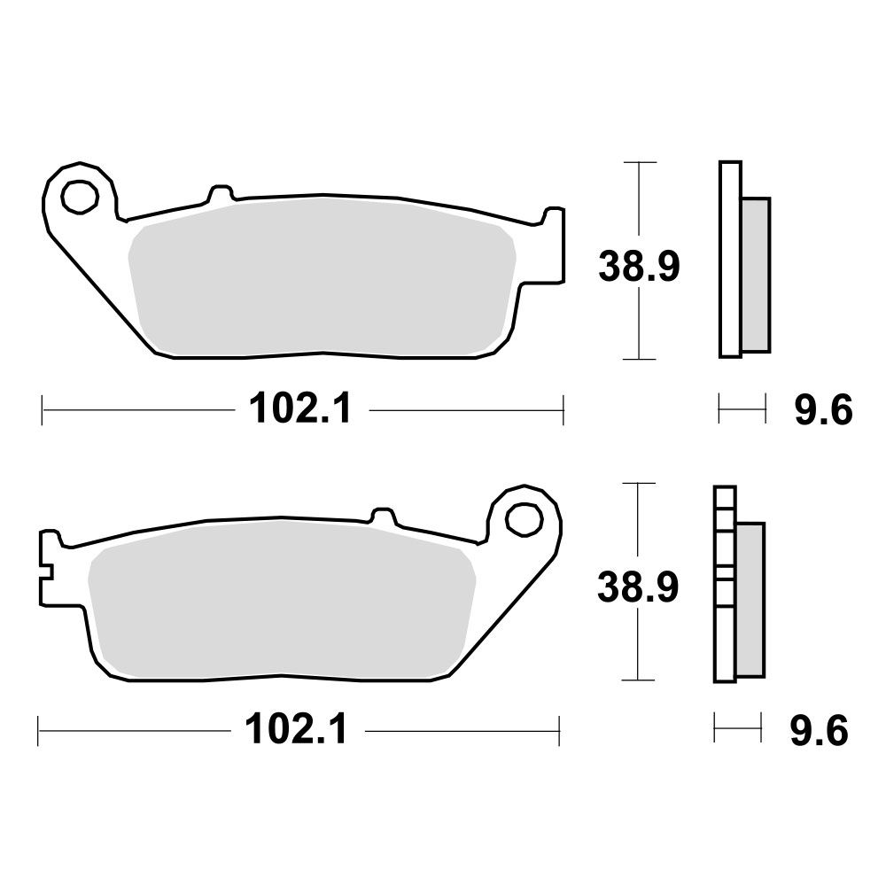 TRW Lucas kočione pločice MCB677 ( ORGANIC )