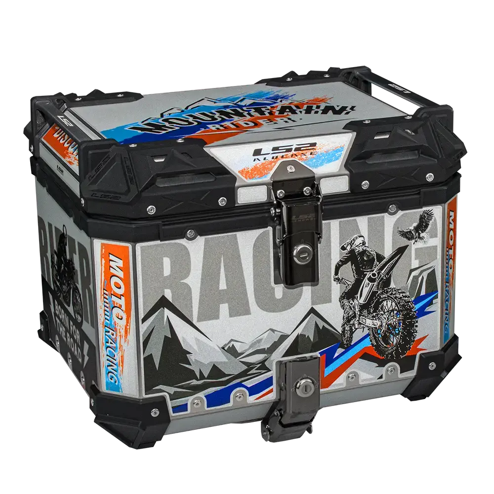 Centralni kofer LS2 ALU niklovani ROCK 45L