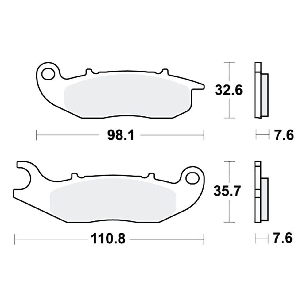 TRW Lucas kočione pločice MCB818 ( ORGANIC )