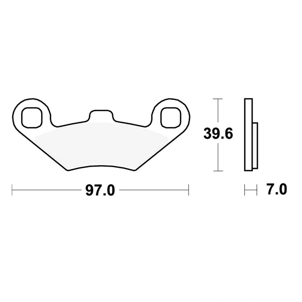 TRW Lucas kočione pločice MCB874SRM ( MAXI - SCOOTER SINTER )
