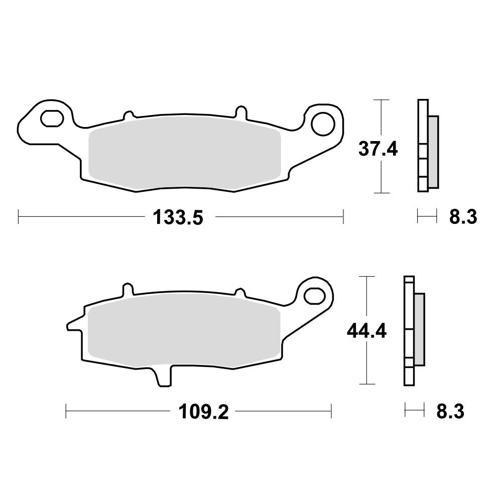 TRW Lucas kočione pločice MCB681SV ( SINTER )