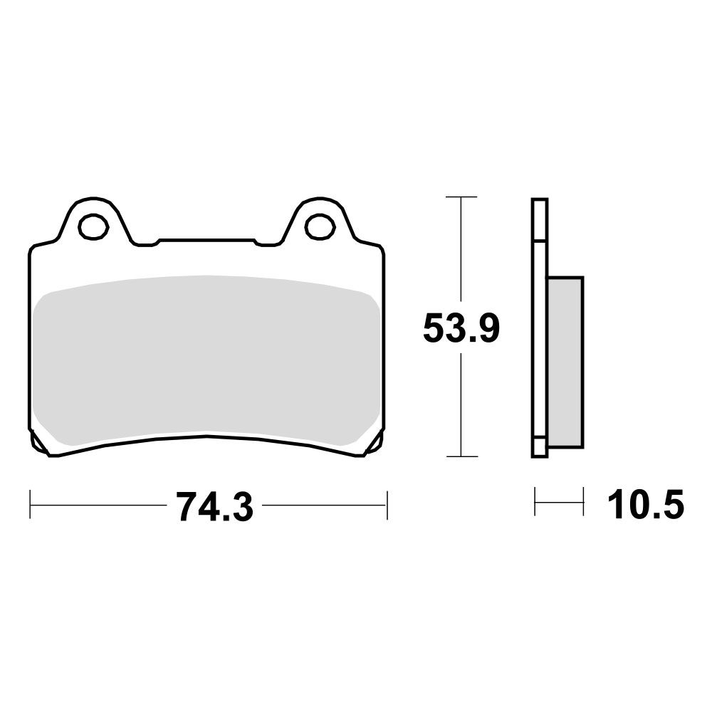 TRW Lucas kočione pločice MCB559SV ( SINTER )