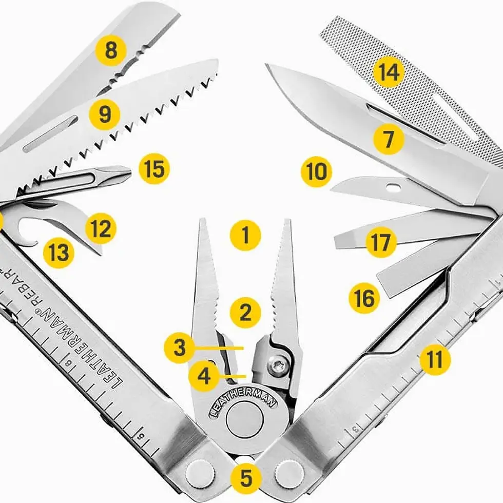 Thumbnail: LEATHERMAN REBAR® Srebrni 831557