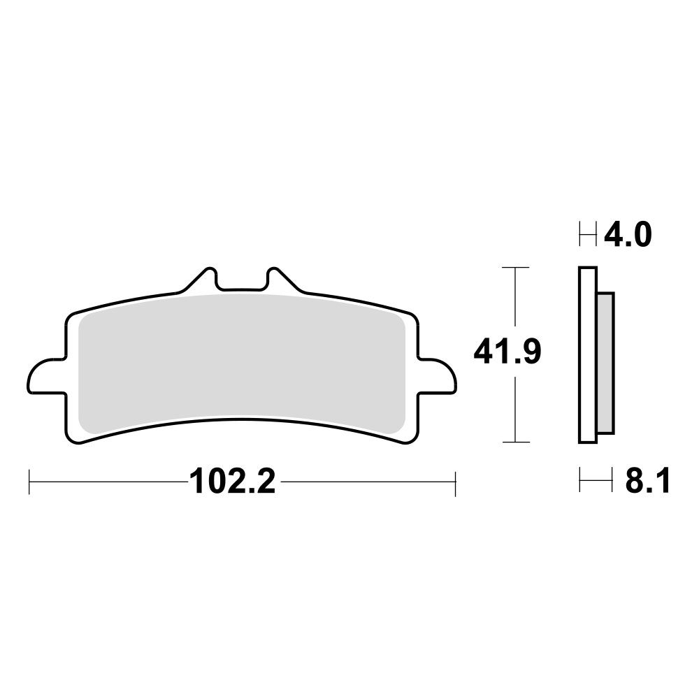 TRW Lucas kočione pločice MCB858SV ( SINTER )