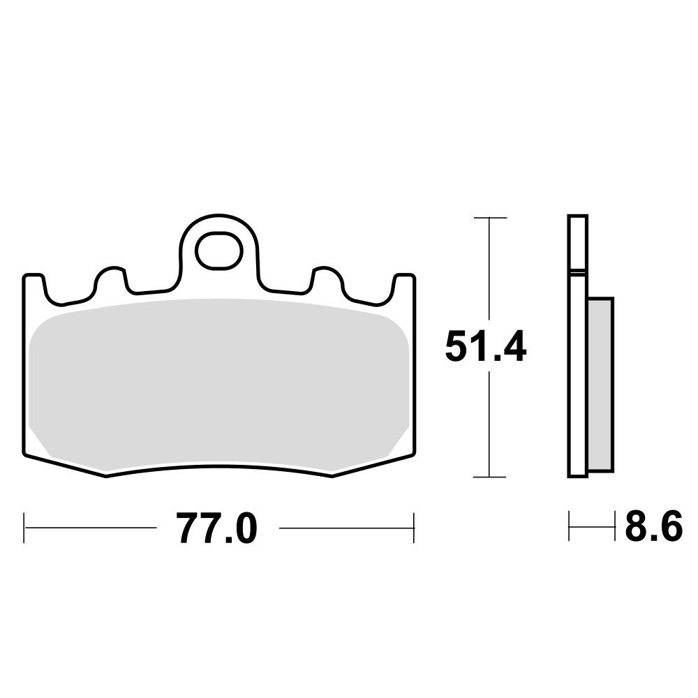 TRW Lucas kočione pločice MCB748SV ( SINTER )