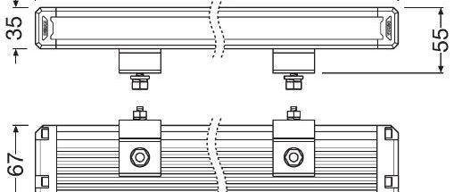 Thumbnail: OSRAM Work light LEDriving L VX750-CB SR SM, 12/24V, 4600lm, 6000K, certificatio