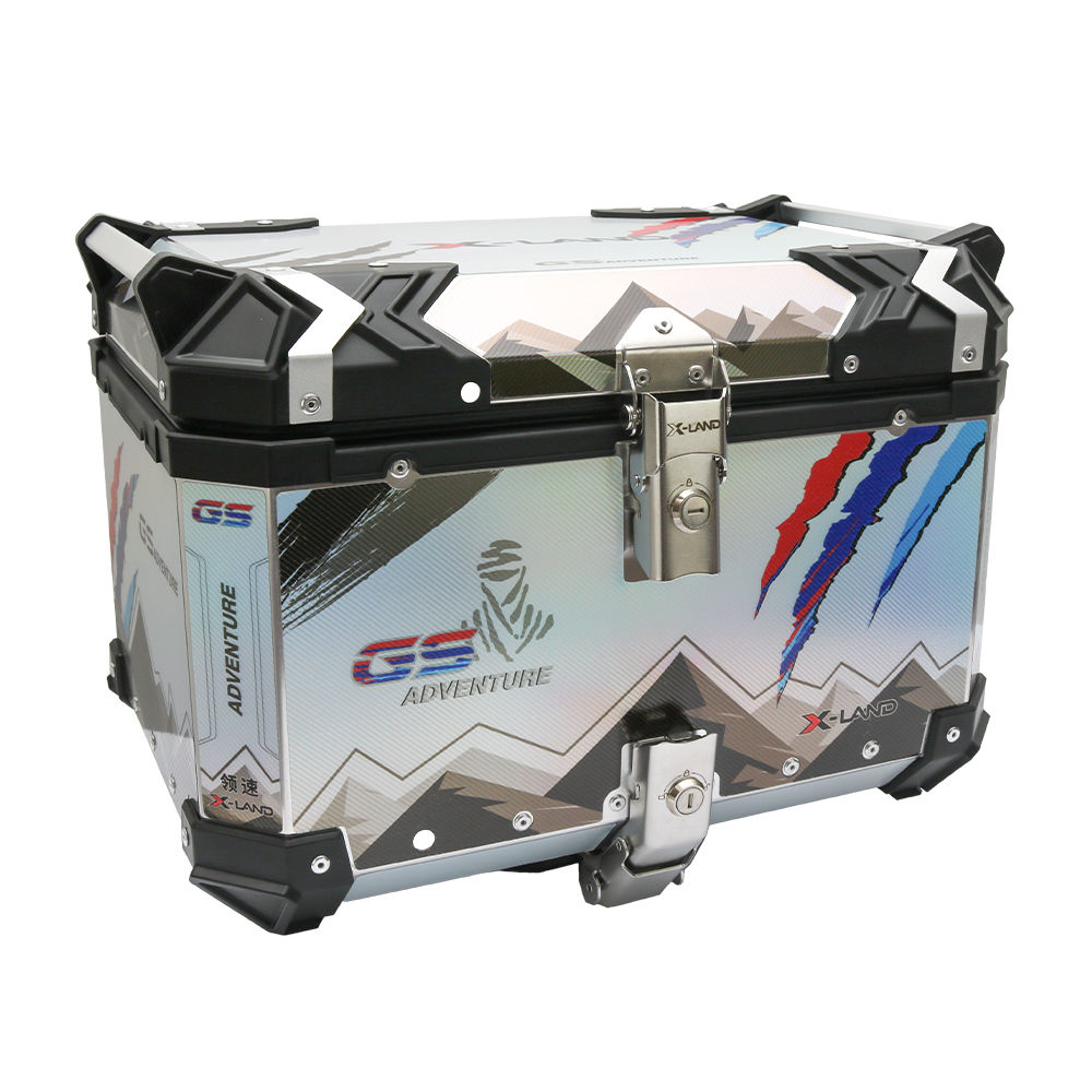 X-LAND Alu centralni kofer sivi Adventure 55L X-LAND-55C-A