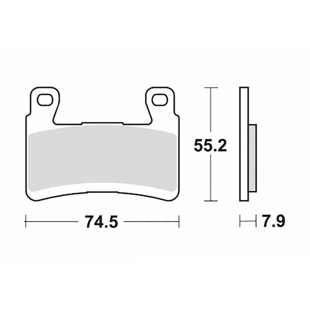 TRW Lucas kočione pločice MCB850SV ( SINTER )