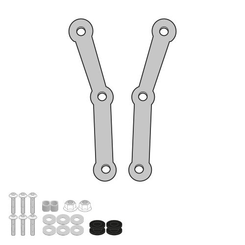 Nosač vizira GIVI Kymco Skytown 125 (24-25) D6125KIT