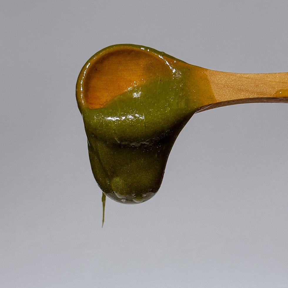 Thumbnail: "mother earthed" raw honey matcha face mask
