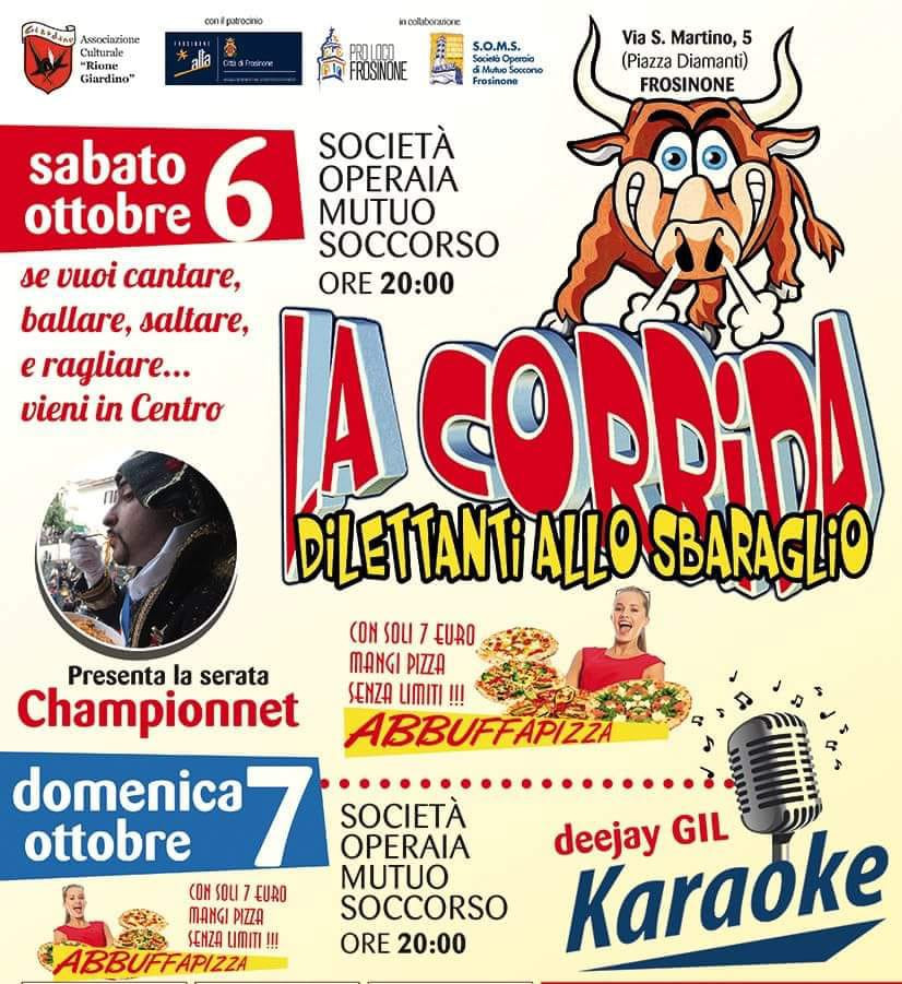 Corrida Frosinone Associazione Rione Giardino