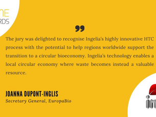 INGELIA RECEIVES THE EUROPABIO 2019 AWARD