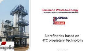 INGELIA INVITED TO PARTICIPATE IN THE UK WASTE TO ENERGY SEMINAR