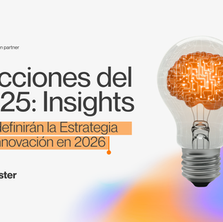 Cover image featuring a glowing lightbulb with a digital brain, symbolizing innovation insights that will shape strategy in 2026.