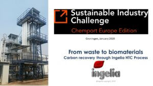 INGELIA SELECTED TO PARTICIPATE IN THE SUSTAINABLE INDUSTRY CHALLENGE IN GRONINGEN