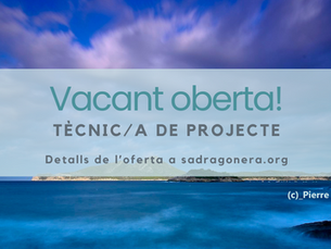 [Termini finalitzat] Tècnic/a de Projecte