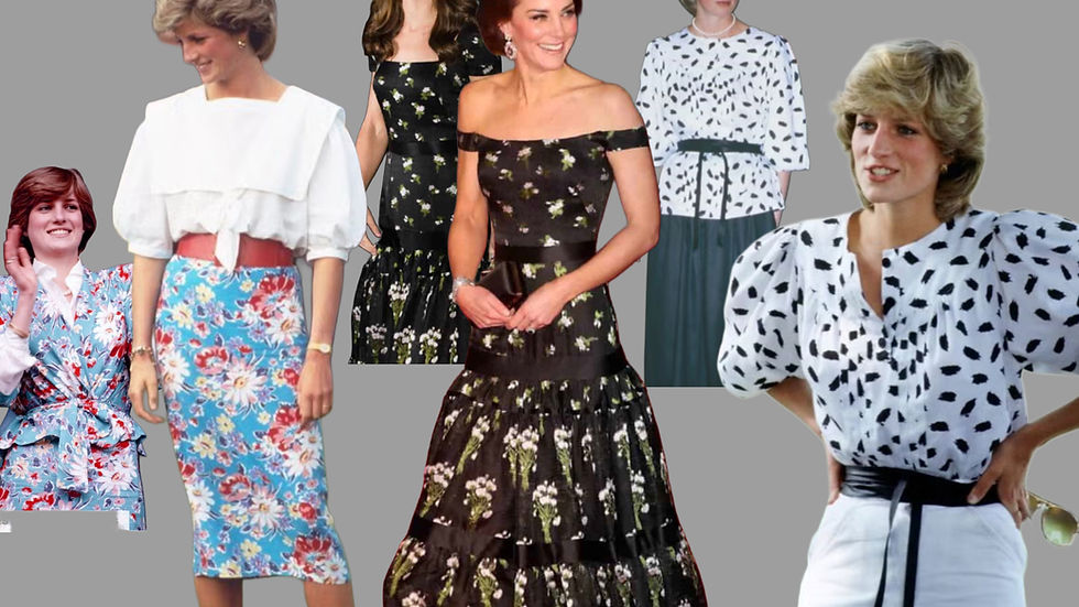 Re-styled outfit silhouettes.