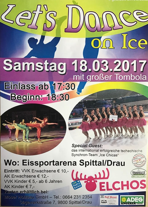 lets dance on ice 2017 Plakat 