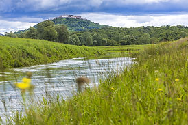 Croatia, Istria, Mirna valley, view to M