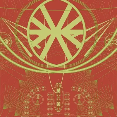 Thumbnail: Stylised intersecting shapes in a structured and tranquil design