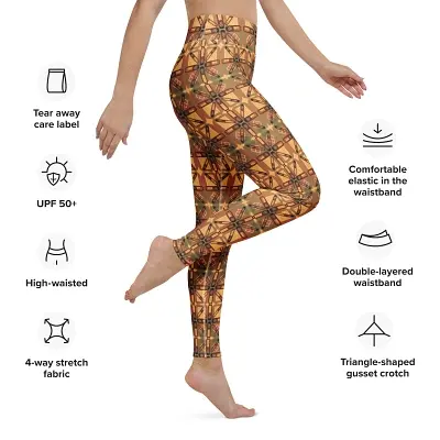 Thumbnail: Garment specifications: adult leggings seamless soft waistband optional pocket