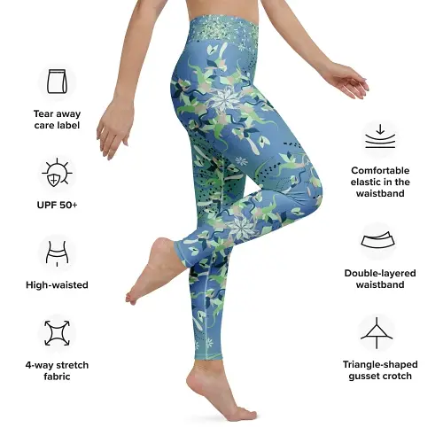Thumbnail: Garment specifications: adult leggings with pockets and triangle gusset design