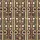 Thumbnail: Art Deco inspired leggings with symmetrical curved columns and earthy colours