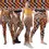 Thumbnail: Mottle Art Deco Geometric Pattern Leggings