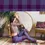 Thumbnail: Woman wearing plum plaid leggings