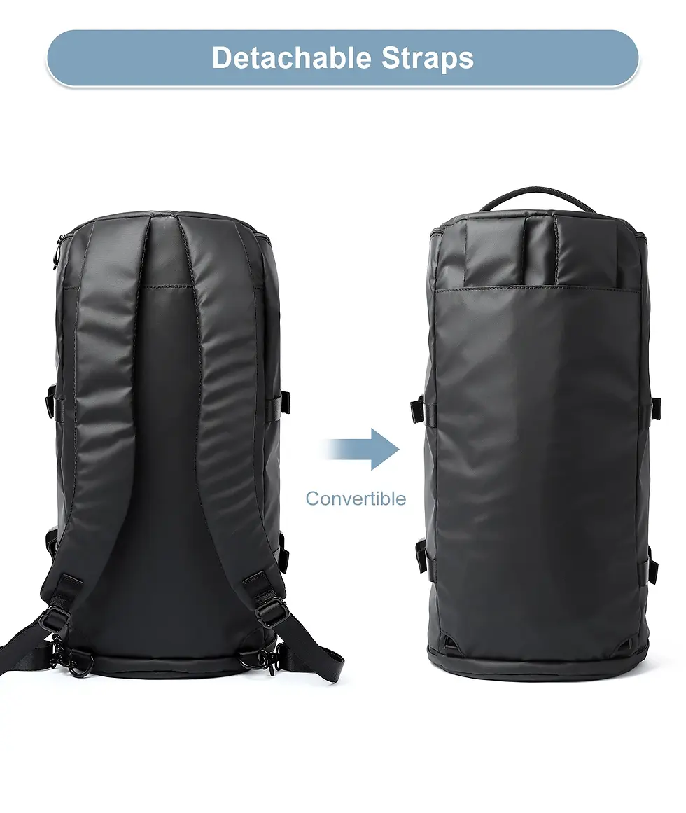 Thumbnail: Unisex Fitness Gym Bag Outdoor Travel Bag School Student Sports Backpack