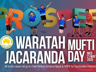Waratah and Jacaranda Mufti Day, 21 May 2025 