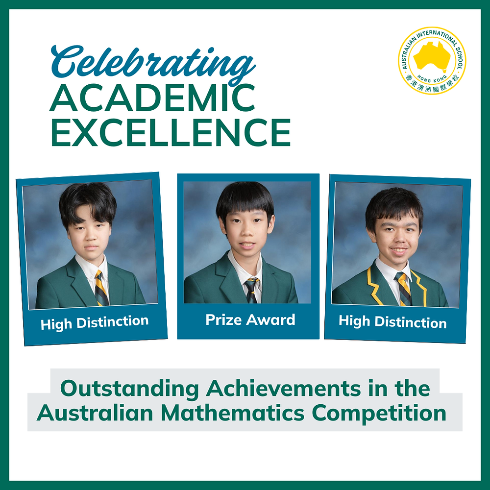 Australian Math Contest Secondary Students Excel in Australian Mathematics Competition and ICAS ...