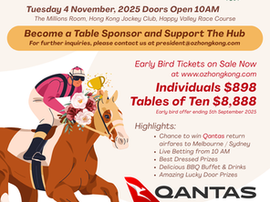 Celebrate Melbourne Cup in Style with the Australian Association of Hong Kong