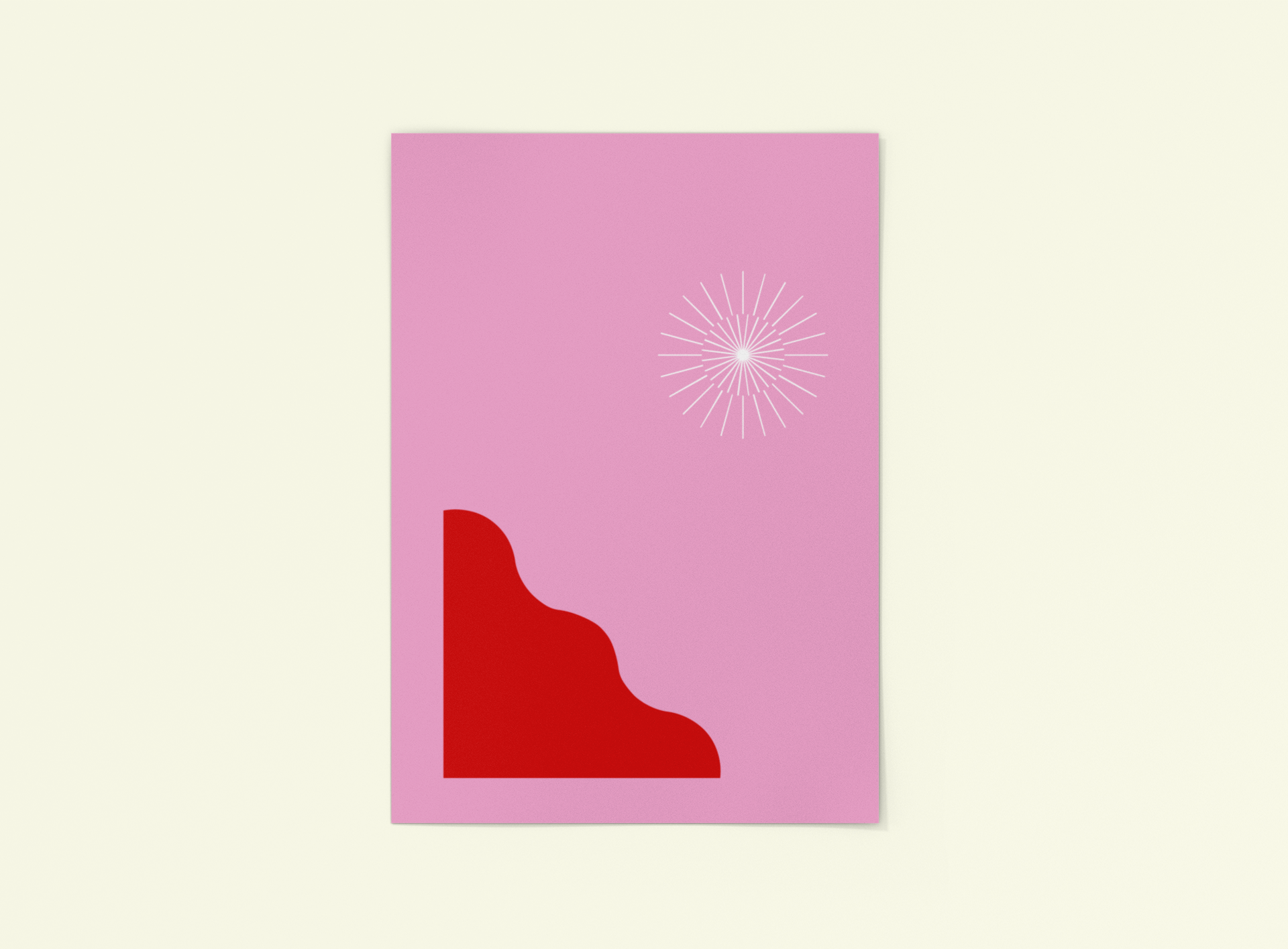 Mountain In The Sun Print