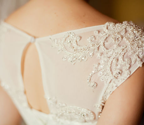 details-of-beautiful-wedding-dress