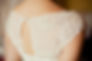 Detalle del vestido de novia con cuentas