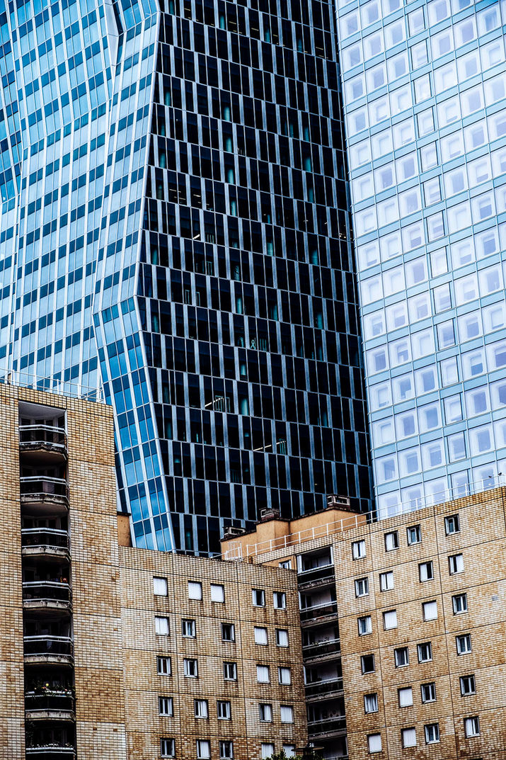 Habitations et building de bureaux Paris La Défense