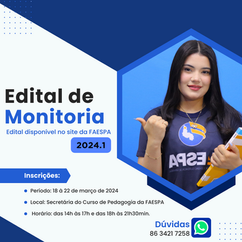 Edital de Monitoria