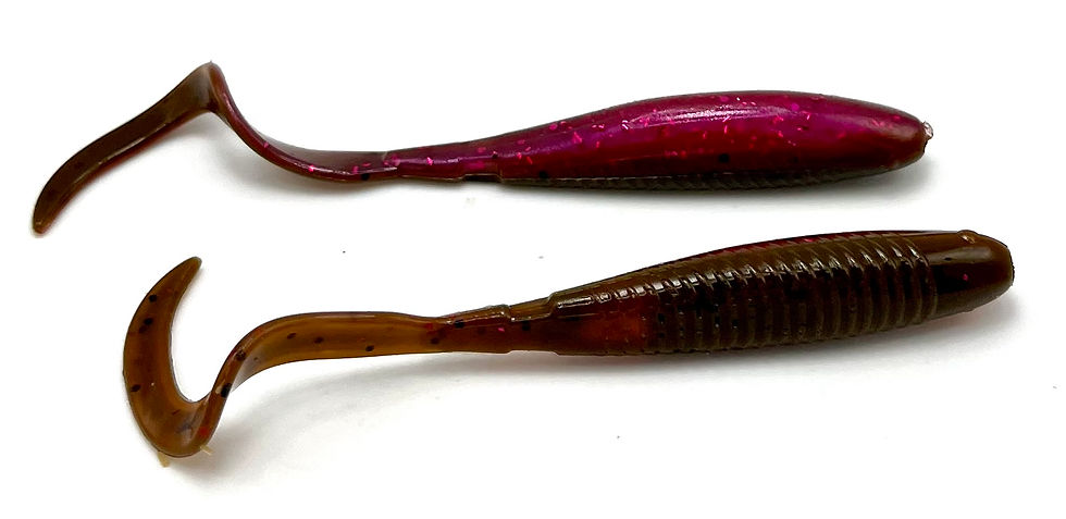Thumbnail: 3.25" Grub Minnow Ribbon Tail Hybrid