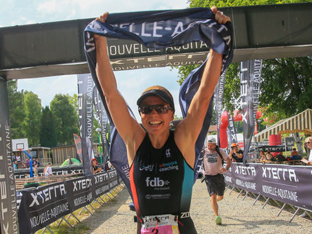 Touching the Tape: My First Win at XTERRA Nouvelle-Aquitaine