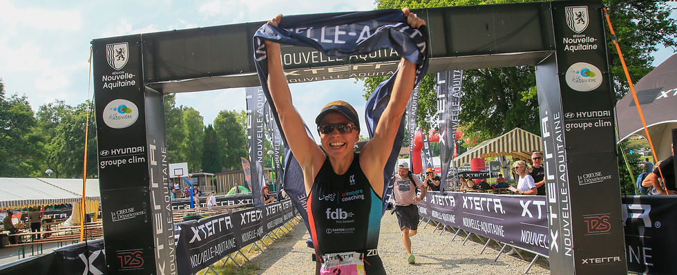 Touching the Tape: My First Win at XTERRA Nouvelle-Aquitaine