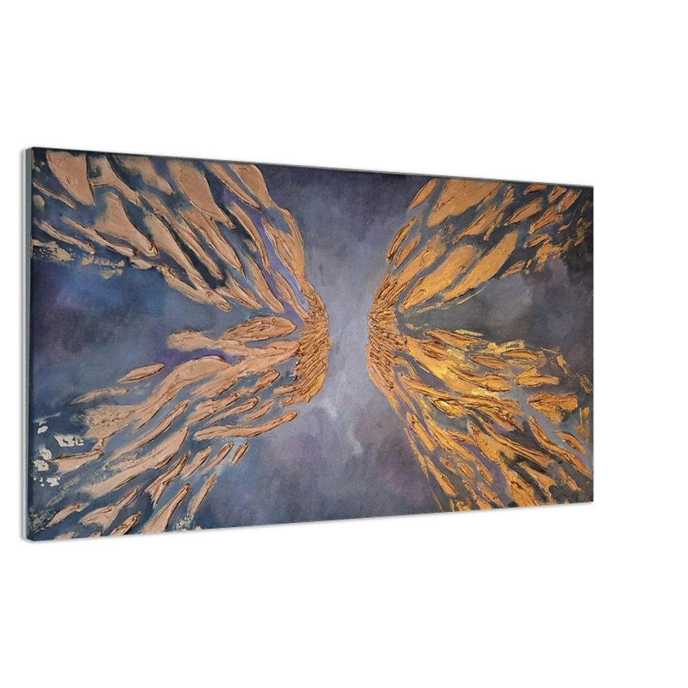 Thumbnail: On Wings of Angels - Canvas
