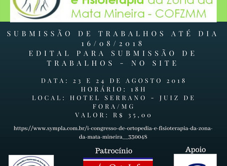I Congresso de Ortopedia e Fisioterapia da Zona da Mata
