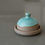 Thumbnail: Grey and Turquoise Butter Dish