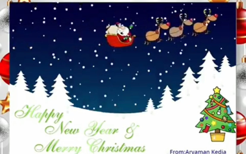 Virtual Christmas Greeting Card MindChamp